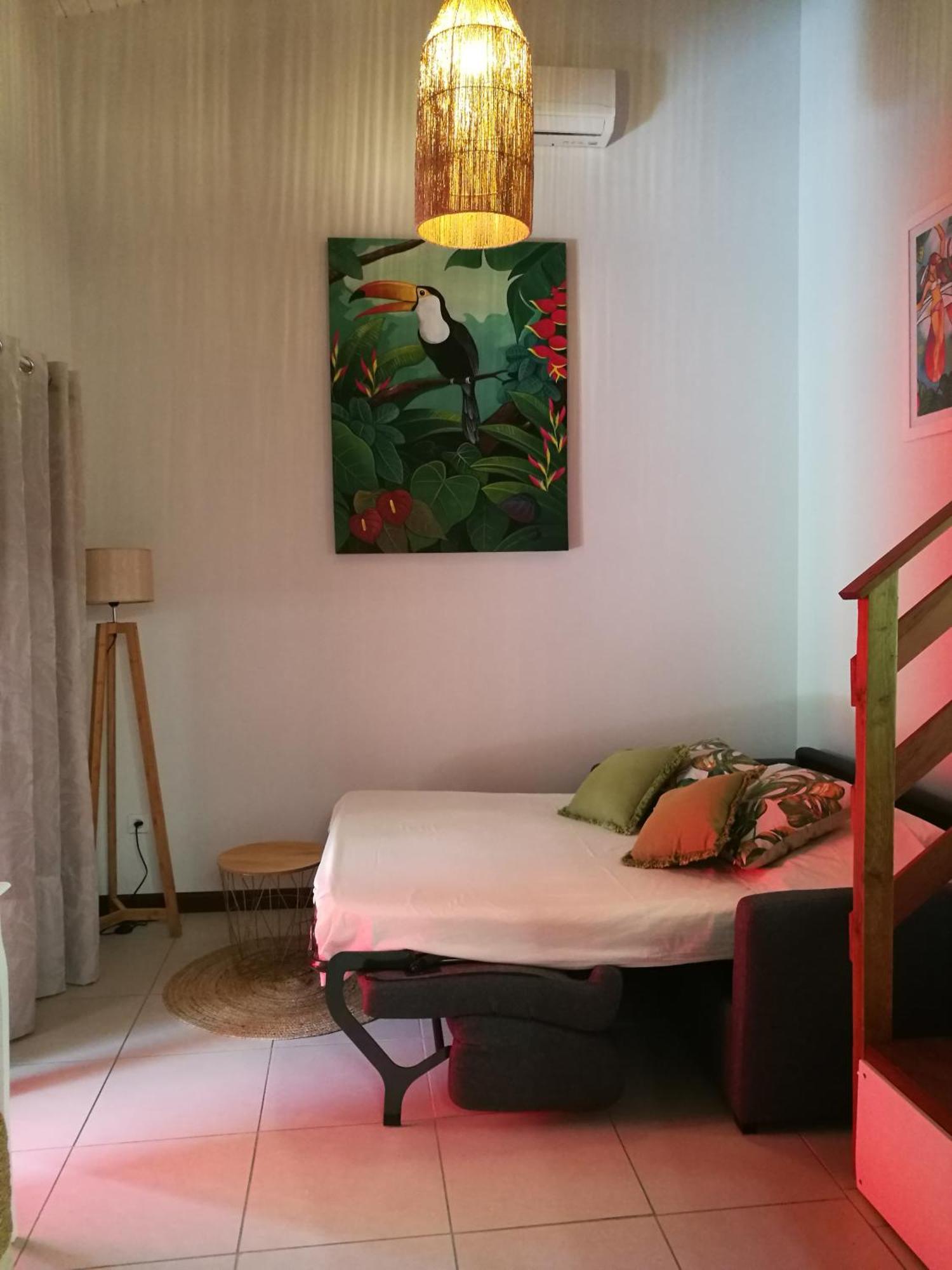Yuka Lodge - Bungalow Prive Avec Jardin En Pleine Nature Sainte-Anne  Buitenkant foto